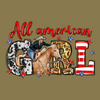 All American Girl With Cowgirl Premium Hoodie | Teevron