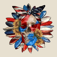4th Of July Sunflower Skull 4th Of July Urban Hoodie | Teevron