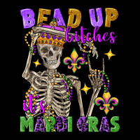 Bead Up Bitches It's Mardi Gras Skeleton Urban Hoodie | Teevron