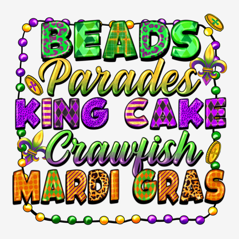 Beads Parades King Cake Crawfish Mardi Gras Urban Hoodie by FaDigitalArtStudio | Teevron
