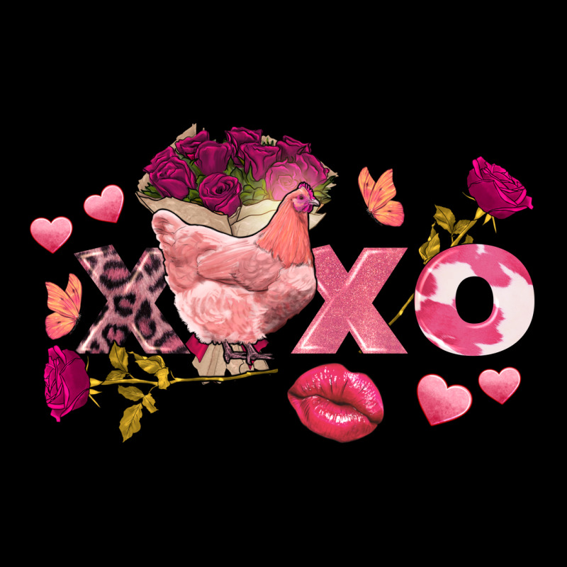 Chicken Valentine's Day Xoxo Urban Hoodie by FaDigitalArtStudio | Teevron