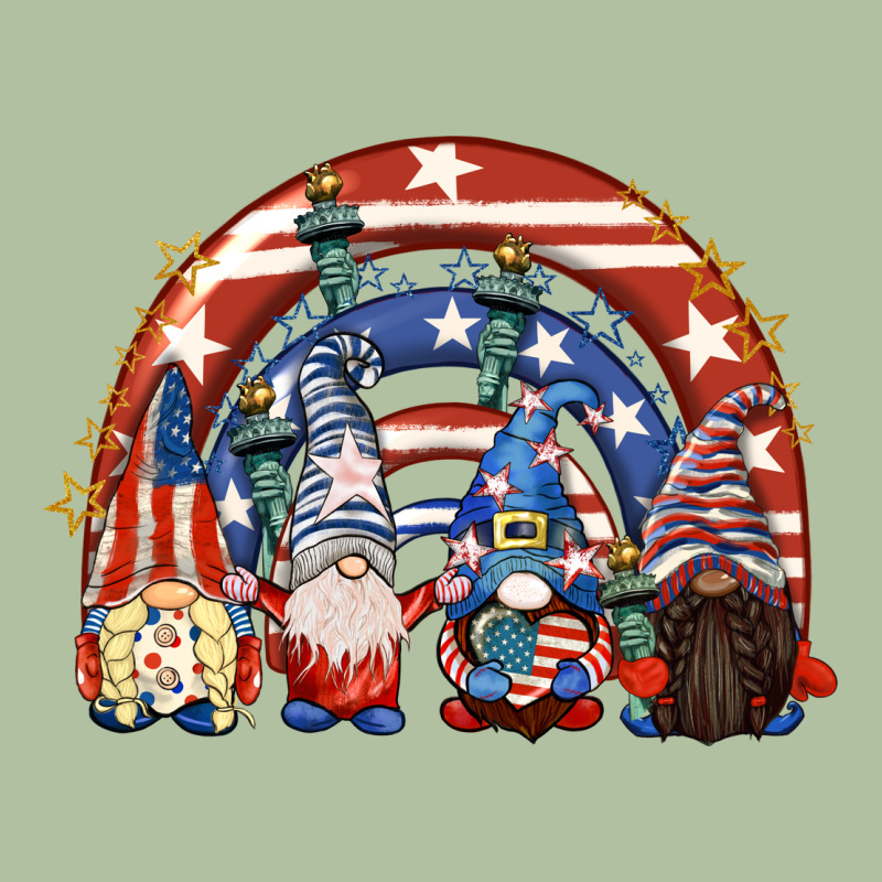4th Of July Rainbow With Gnomes Urban Hoodie by CowGirlArtShop | Teevron