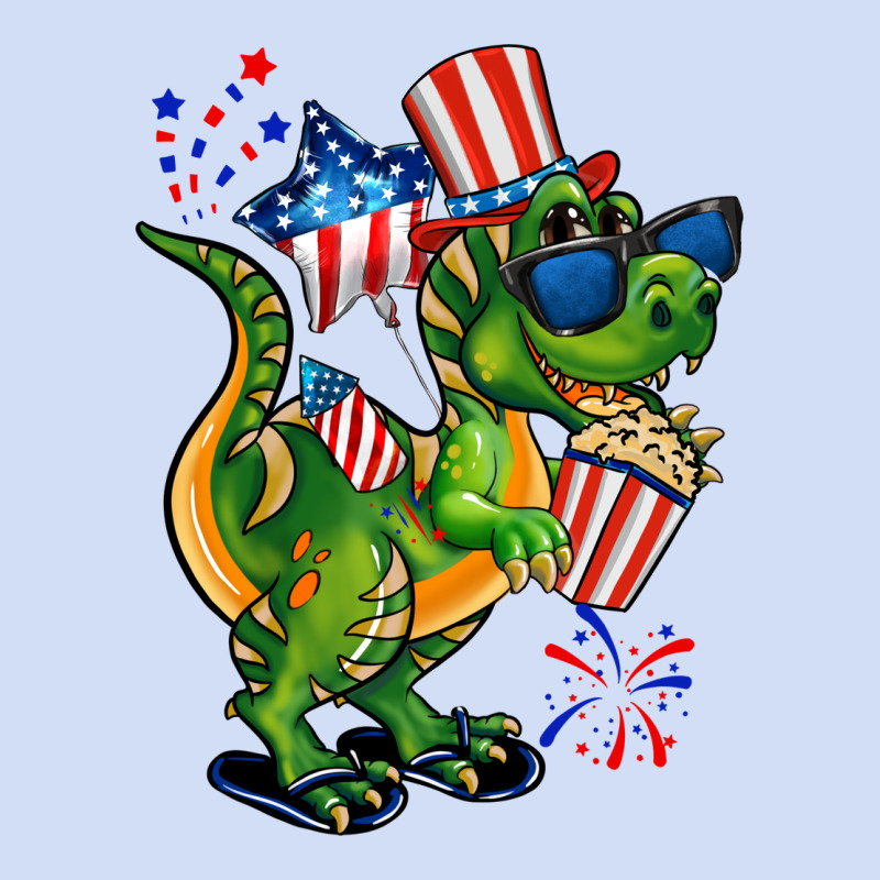 4th Of July T-rex Urban Hoodie by CowGirlArtShop | Teevron
