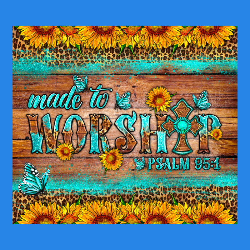 Made To Worship Tumbler Premium Hoodie by HRA Design Shop | Teevron
