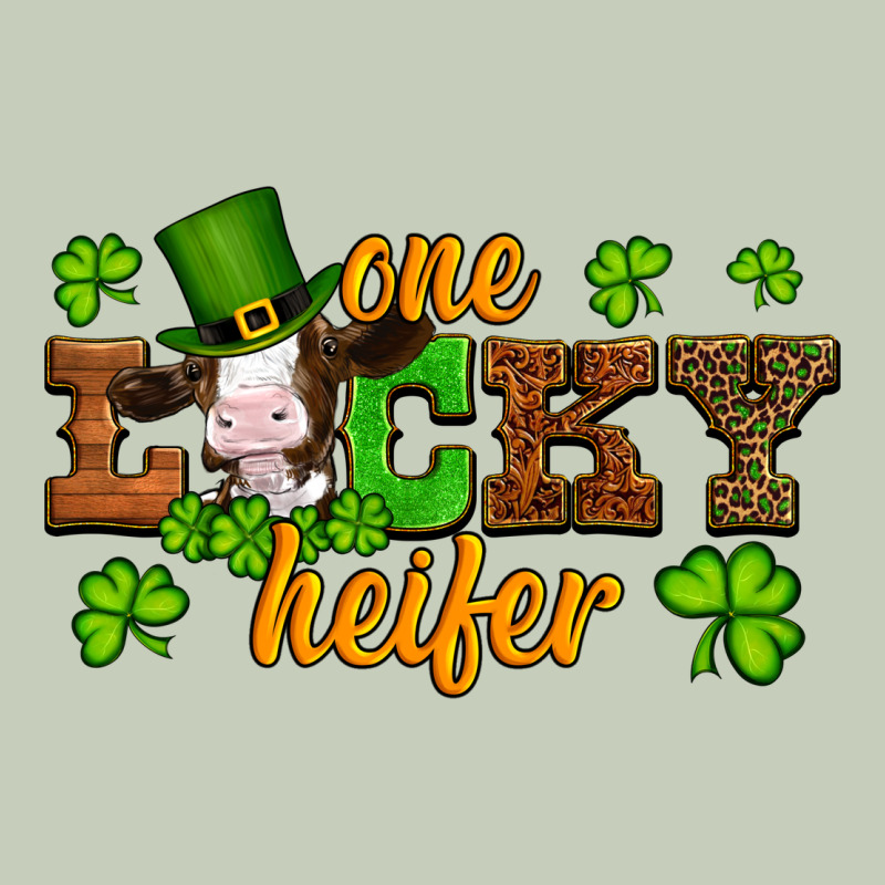 St Patricks One Lucky Heifer Baby Cow Ladies Tee by Artiststas | Teevron