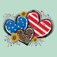 American Flag Heart Premium Hoodie | Teevron