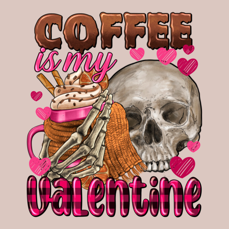 Coffee Is My Valentine Skull Premium Hoodie by FaDigitalArtStudio | Teevron