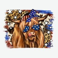 4th Of July Highland Cattle Urban Heavy Tee | Teevron