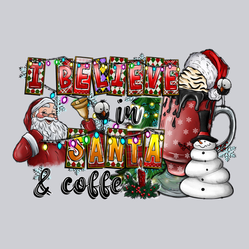 I Believe In Santa And Coffee Urban Hoodie by CowhideDigitalArt | Teevron