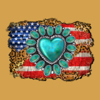 American Flag Leopard Turquoise Gemstone Urban Hoodie | Teevron