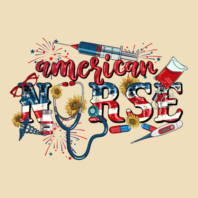 American Nurse 4th Of July Premium Hoodie by CowGirlArtShop | Teevron