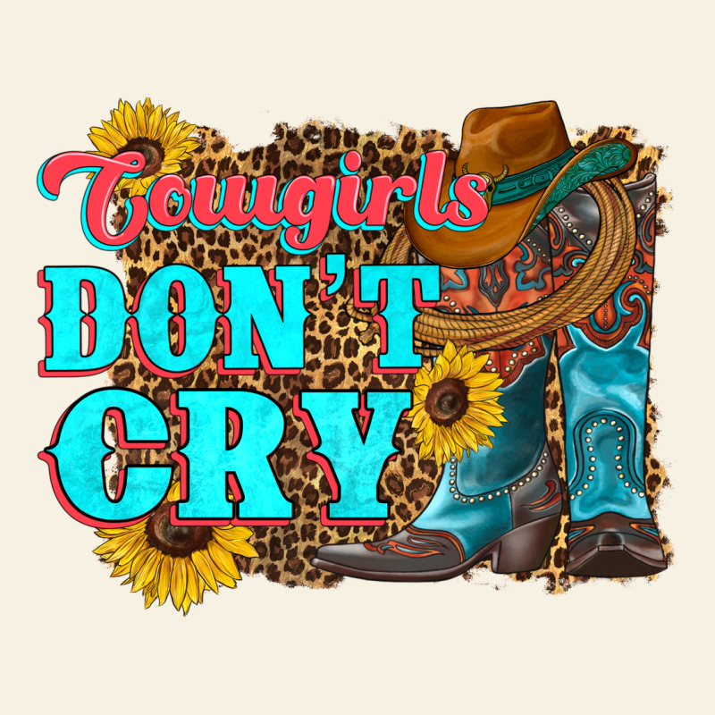 Cowgirls Don't Crty Boots Hat Sunflowers Vintage Tee by Artiststas | Teevron