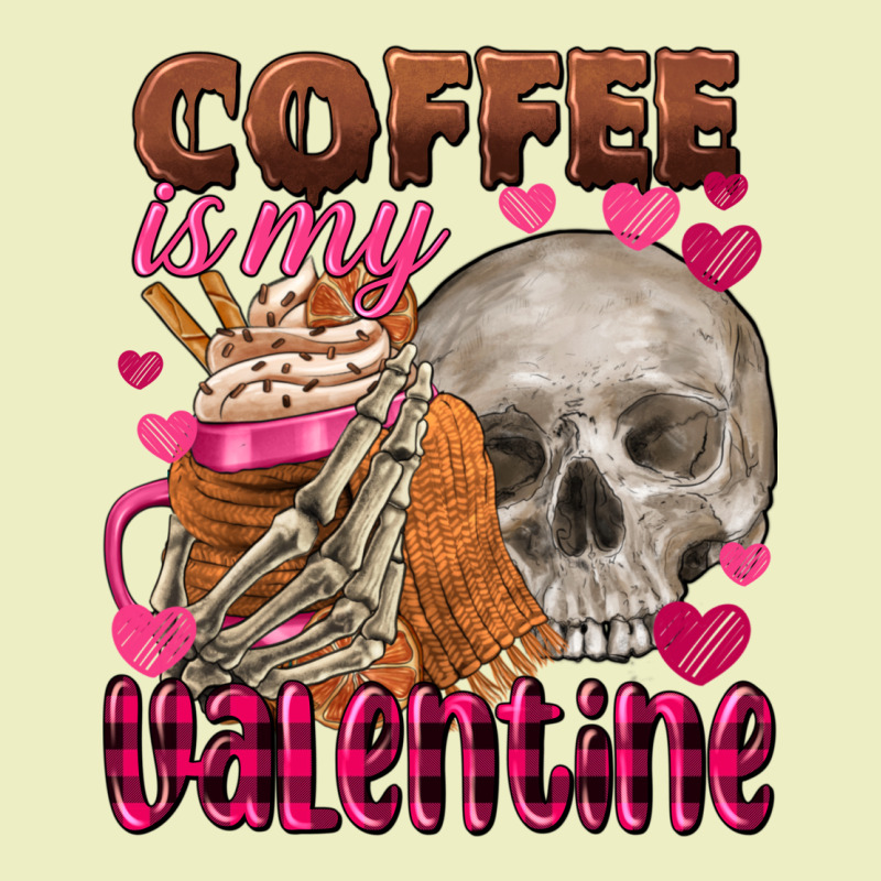 Coffee Is My Valentine Skull Urban Hoodie by FaDigitalArtStudio | Teevron