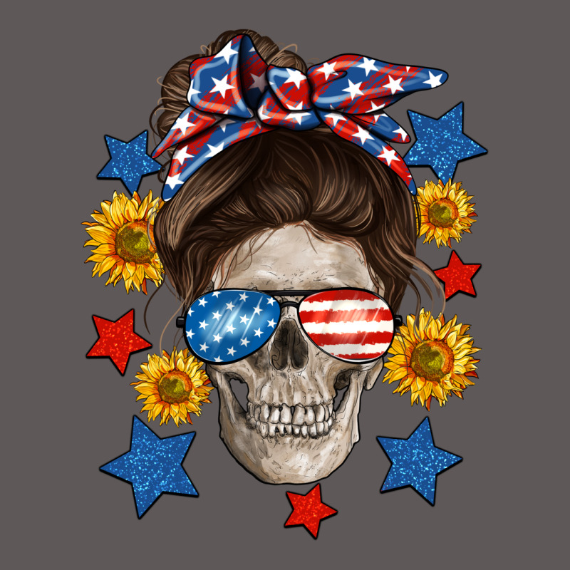American Mom Skull Premium Hoodie by Neo Western | Teevron