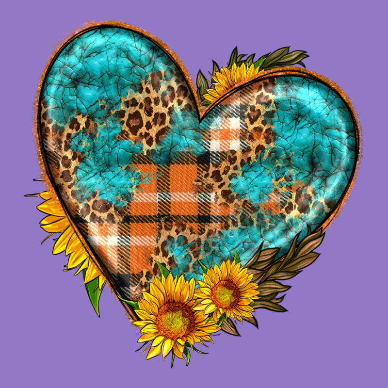 Fall Pattern Heart With Sunflower Urban Hoodie by HRA Design Shop | Teevron