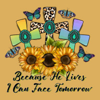 Because He Lives I Can Face Tomorrow Premium Hoodie | Teevron