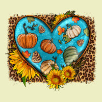 Fall Pattern Heart With Leopard Background Urban Hoodie | Teevron