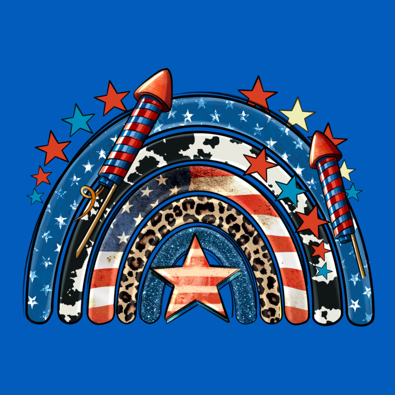 American Rainbow 4th Of July Urban Hoodie by CowGirlArtShop | Teevron