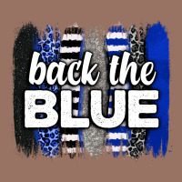 Back The Blue Brushstrokes Premium Hoodie | Teevron