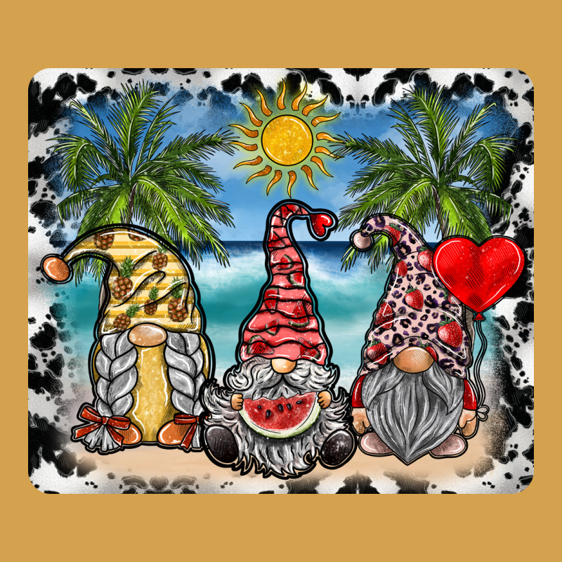 Summer Gnome Mousepad Urban Hoodie by SublimationCraftShop | Teevron