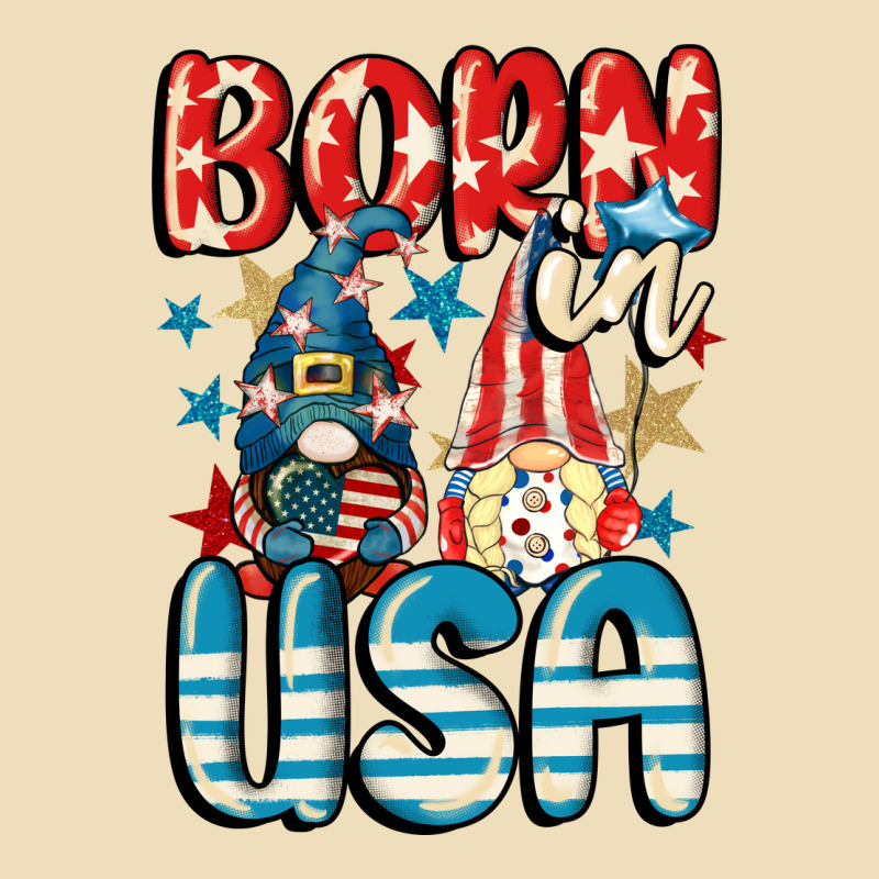 Born In Usa Gnomes 4th Of July Premium Hoodie by CowGirlArtShop | Teevron