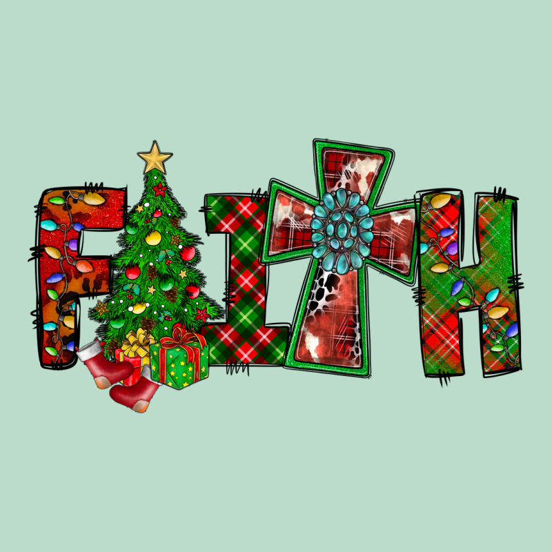 Christmas Faith With Cross Premium Hoodie by CowhideDigitalArt | Teevron