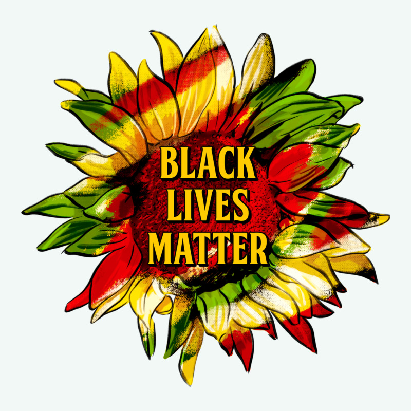 Black Lives Matter Sunflower Premium Hoodie by HRA Design Shop | Teevron