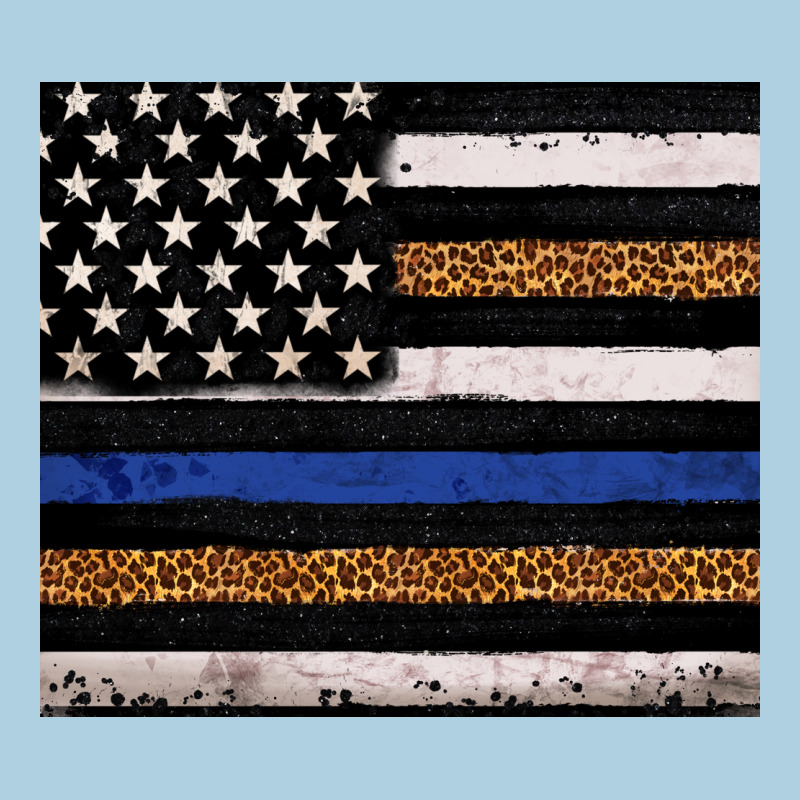 Back To Blue Usa Flag Leopard Police 20oz Tumbler Premium Hoodie by Neo Western | Teevron