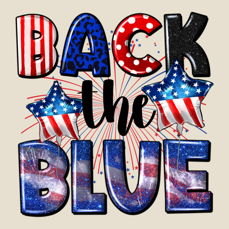 Back The Blue 4th Of July Urban Hoodie by CowGirlArtShop | Teevron