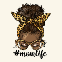 Afro Messy Bun Mom Life Premium Hoodie | Teevron