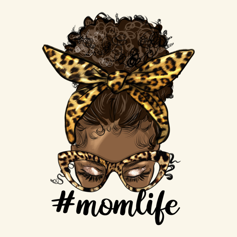 Afro Messy Bun Mom Life Premium Hoodie by HRA Design Shop | Teevron