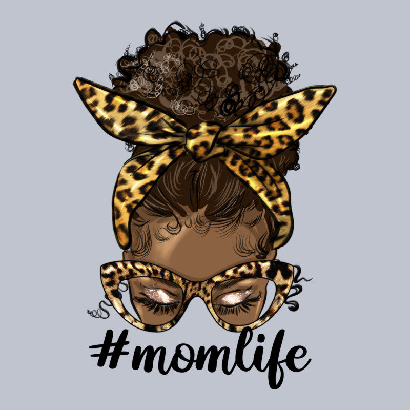 Afro Messy Bun Mom Life Premium Hoodie by HRA Design Shop | Teevron