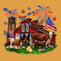 Barn Farm Animals 4th Of July Premium Hoodie | Teevron
