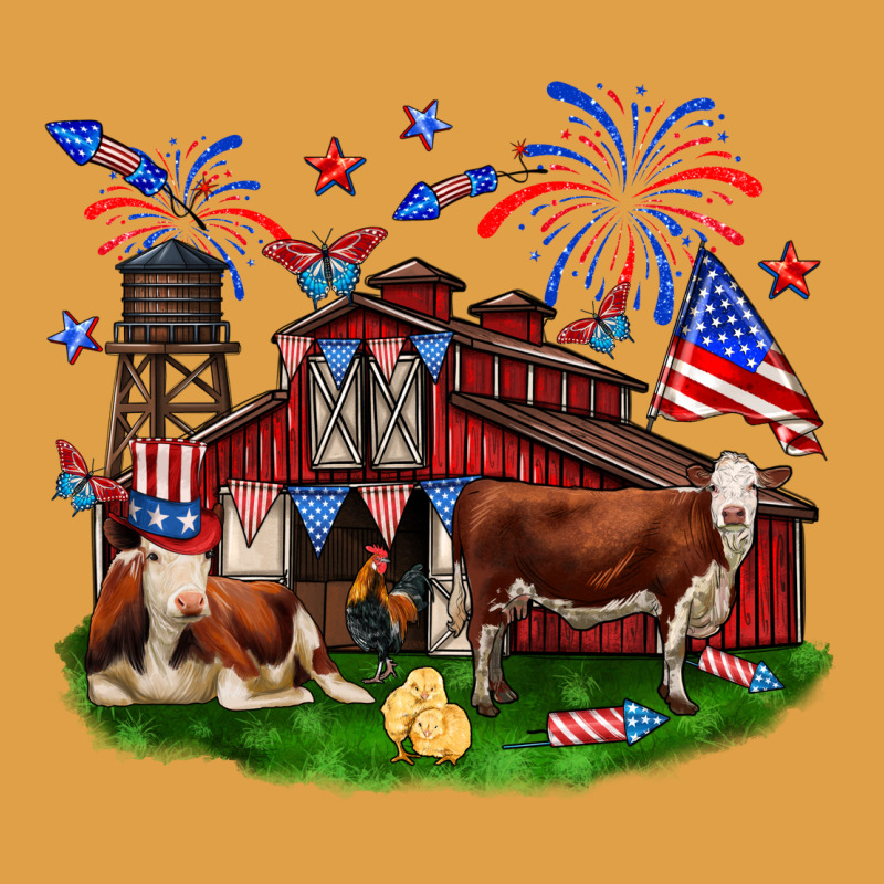 Barn Farm Animals 4th Of July Premium Hoodie by Neo Western | Teevron