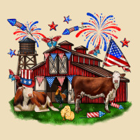 Barn Farm Animals 4th Of July Premium Hoodie | Teevron