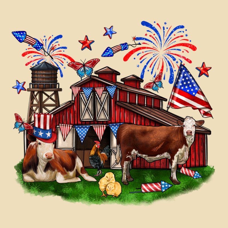 Barn Farm Animals 4th Of July Premium Hoodie by Neo Western | Teevron