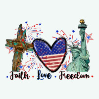 Faith Love Freedom 4th Of July Premium Hoodie | Teevron