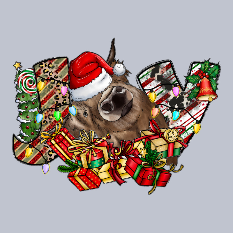 Christmas Joy Highland Cow Premium Hoodie by CowhideDigitalArt | Teevron