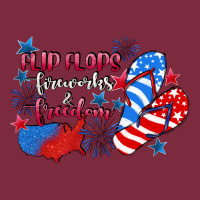 Flip Flops Fireworks & Freedom 4th Of July Premium Hoodie | Teevron