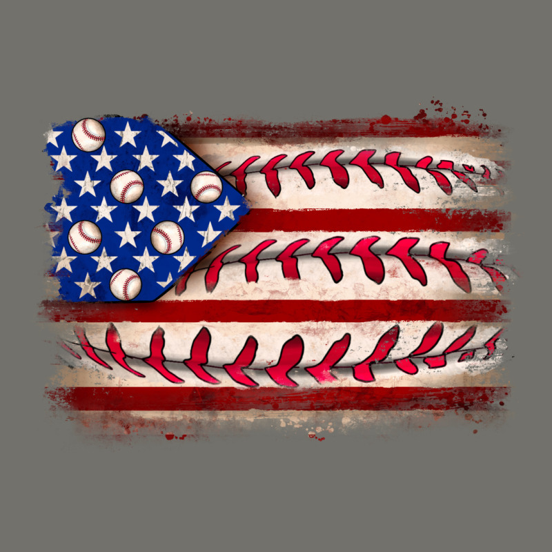 Baseball American Flag Premium Hoodie by Neo Western | Teevron
