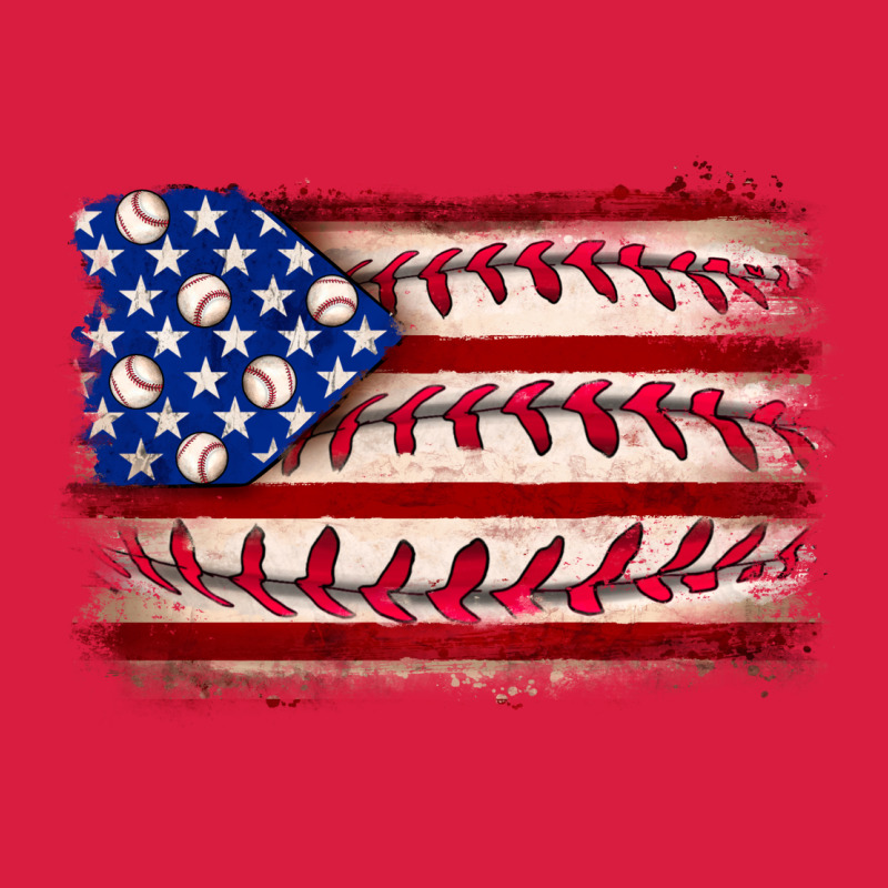 Baseball American Flag Premium Hoodie by Neo Western | Teevron