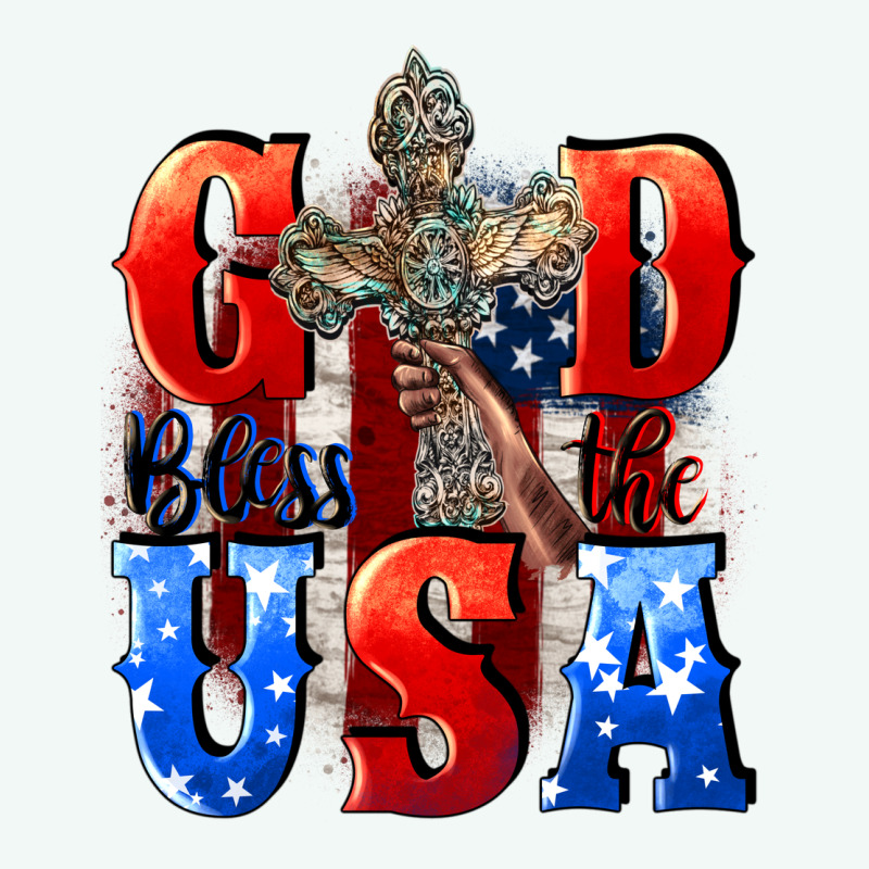 God Bless The Usa  4th Of July Premium Hoodie by CowGirlArtShop | Teevron