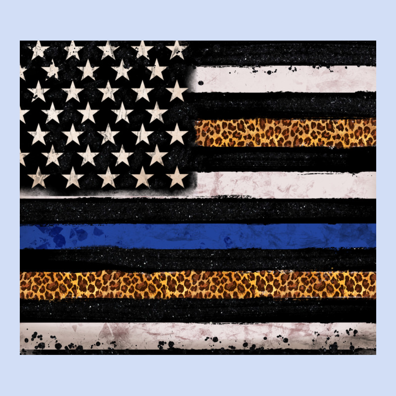 Back To Blue Usa Flag Leopard Police 20oz Tumbler Urban Hoodie by Neo Western | Teevron