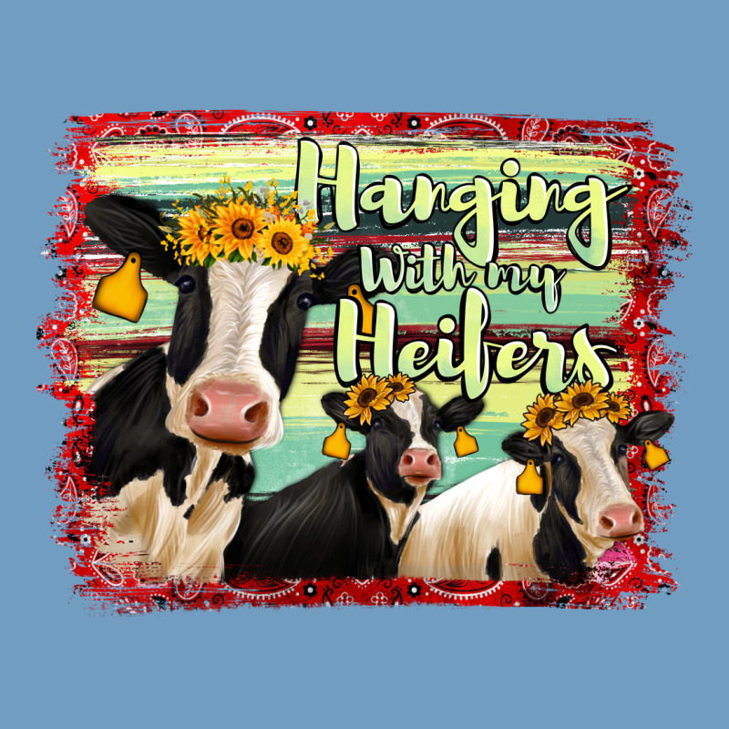 Hanging With My Heifers Holstein Cows Urban Heavy Tee by RanaPortraitStore | Teevron