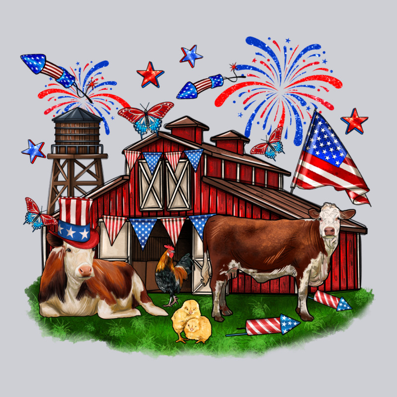 Barn Farm Animals 4th Of July Urban Hoodie by Neo Western | Teevron