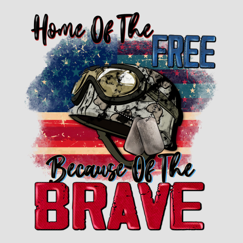 Home Of The Free Because Of The Brave 4th Of July Premium Hoodie by CowGirlArtShop | Teevron