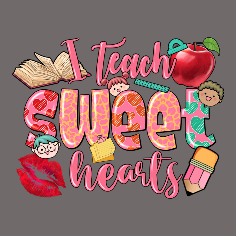 I Teach Sweet Hearts Valentine's Day Teacher Urban Hoodie by FaDigitalArtStudio | Teevron