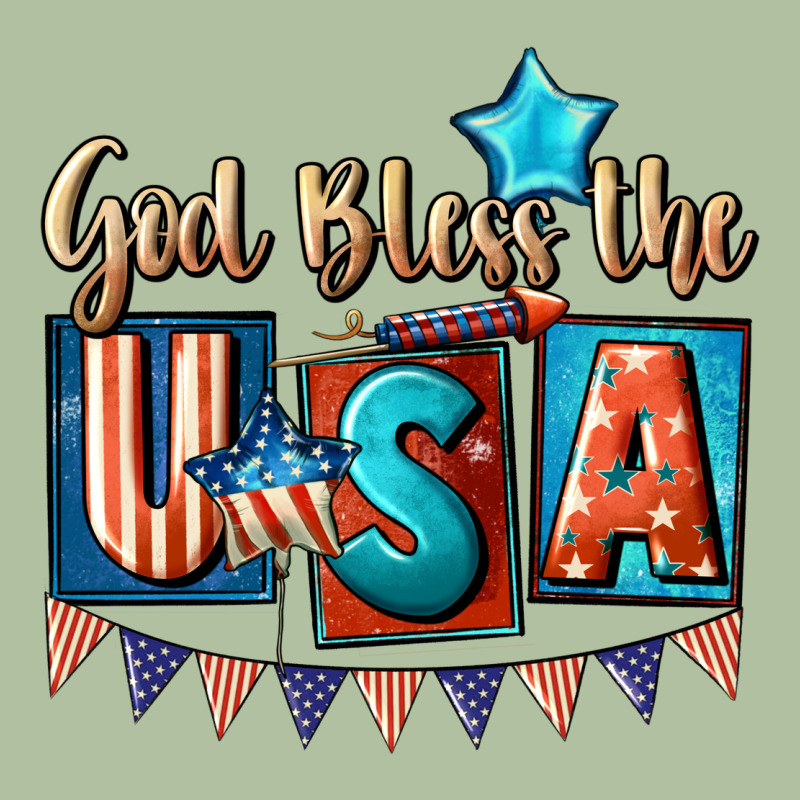 God Bless The Usa 4th Of July Urban Hoodie by CowGirlArtShop | Teevron