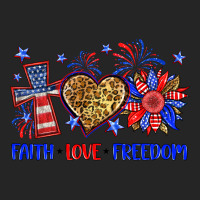 Faith Love Freedom Premium Hoodie | Teevron
