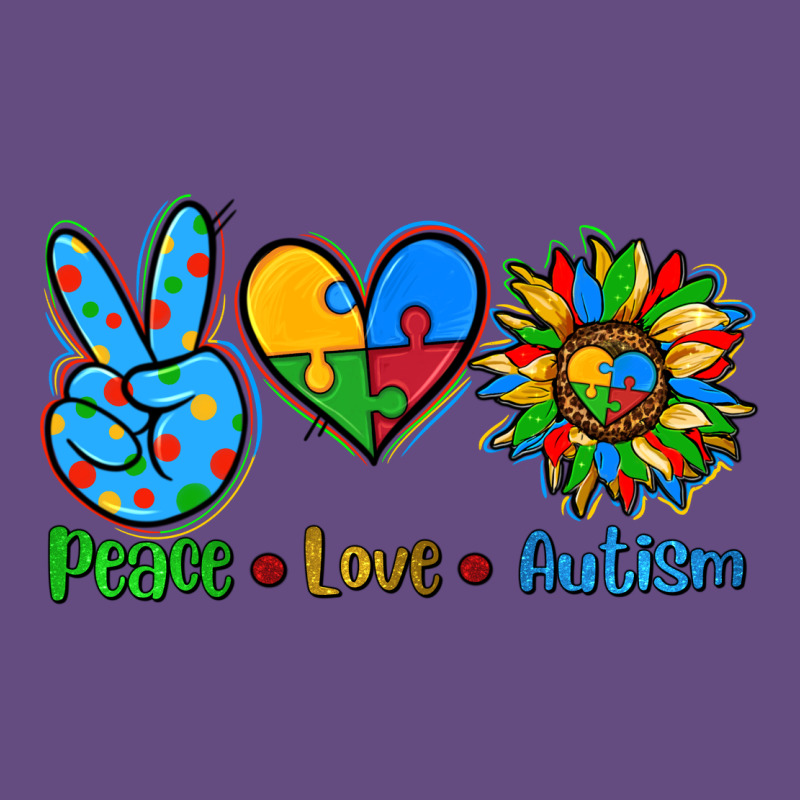 Peace Love Autism Vintage Hoodie by AdoDesignShop | Teevron